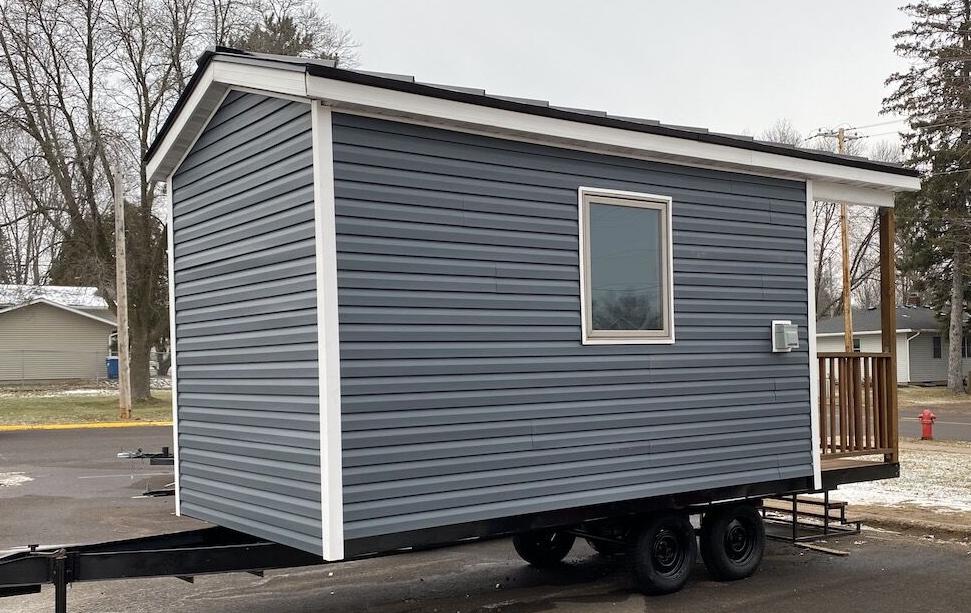 RLHS students build tiny house for Homes of Hope